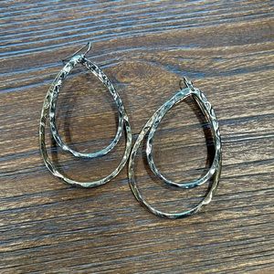Double hoop earrings